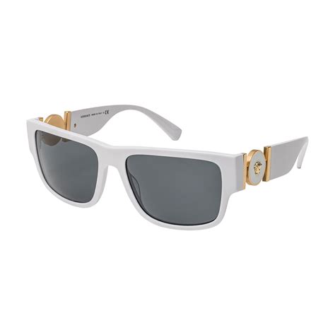 wayfarer versace sunglasses men|VERSACE Wayfarer Sunglasses in White .